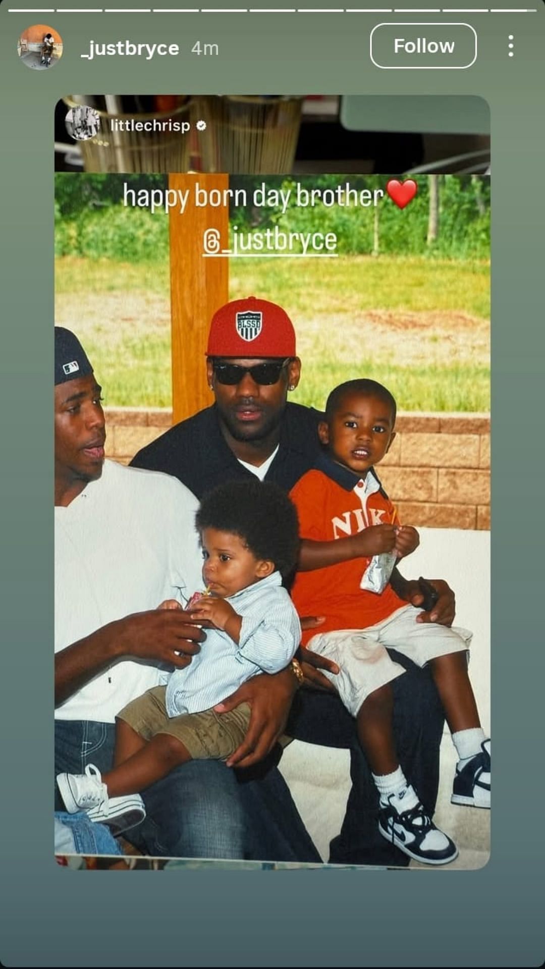 Chris Paul Jr. via Instagram (image credit: instagram/_justbryce)